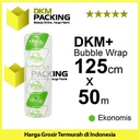 Plastik Bubble Wrap Bening 125cm x 50m Bubblewrap DKM PLUS / ROLL