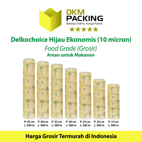 Plastik Cling Wrap JUMBO FOOD GRADE Food Wrapping DELKOCHOICE /SATUAN