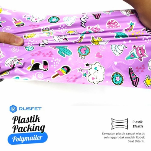 Amplop Plastik Packing 14x22cm Polimailer Rusfet Polymailer /SATUAN