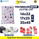 Polymailer Polimailer Amplop Plastik Packing Motif Cat RUSFET /SATUAN
