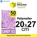 Polymailer 20x27cm Polimailer Amplop Plastik Packing Motif Candy /PACK