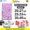 Polymailer Polimailer Amplop Plastik Packing Motif Candy RUSFET SATUAN