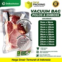 Plastik Vacuum Bag POLOS EMBOSS Vacum Vakum Sealer DELKOCHOICE /SATUAN