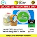 Lakban 48mm x 60yard Plakban Isolasi OJOL CORTAPE TERMURAH /DUS