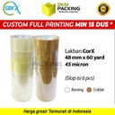 Lakban 48mm x 60yard Plakban Isolasi OPP TAPE CORTAPE TERMURAH /SELOP