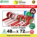 Lakban FRAGILE 48mm Plakban Isolasi OJOL PREMIUM TERMURAH /DUS