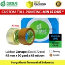 Lakban 45mm x 90yard CORTAPE Plakban Isolasi OJOL TERMURAH /DUS