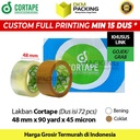 Lakban 48mm x 90yard CORTAPE Plakban Isolasi OJOL TERMURAH /DUS