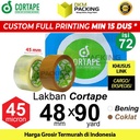 Lakban 48mm x 90yard CORTAPE Plakban Isolasi PREMIUM TERMURAH /DUS