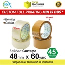 Lakban 48mm x 60yard CORTAPE Plakban Isolasi OPP TAPE TERMURAH /SATUAN