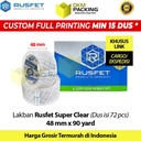 Lakban 48mm x 90yard RUSFET Plakban Isolasi OPP PREMIUM TERMURAH /DUS