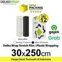 Stretch Film 30cm x 250m Plastik Wrapping DELKO WRAP OJOL /DUS
