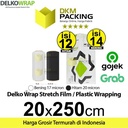 Stretch Film 20cm x 250m Plastik Wrapping DELKO WRAP OJOL /DUS