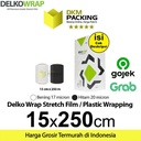 Stretch Film 15cm x 250m Plastik Wrapping DELKO WRAP OJOL/DUS