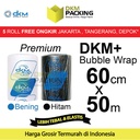 Plastik Bubble Wrap 60cm x 50m DKM PLUS PREMIUM TERMURAH /ROLL