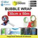 Plastik Bubble Wrap 30cm x 50m DKM PLUS PREMIUM TERMURAH ROLL