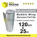 Plastik BUBBLE ALUMUNIUM FOIL 120cm x 25m PREMIUM TERMURAH ROLL