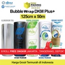 Plastik Bubble Wrap 125cm x 50m DKM PLUS PREMIUM TERMURAH /ROLL