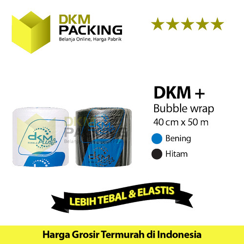 Plastik Bubblewrap 50Meter Bubble Wrap DKMPLUS PREMIUM TERMURAH / ROLL