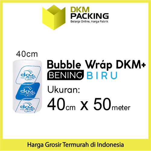 Plastik Bubblewrap Bening 50Meter Bubble Wrap DKMPLUS PREMIUM / ROLL
