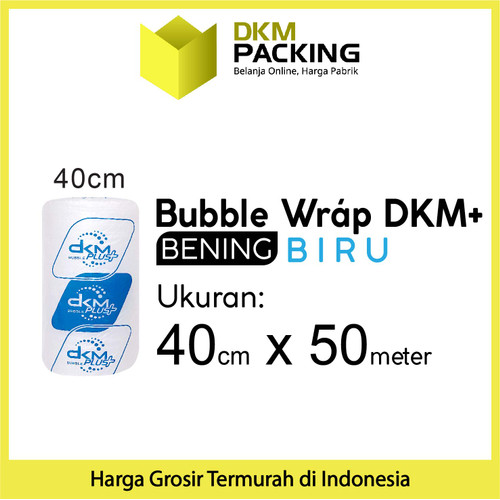 Plastik Bubble Wrap Bening 50Meter Bubblewrap DKMPLUS PREMIUM / ROLL