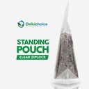 Plastik Klip Bening Standing Pouch Clear Ziplock Sealer Makanan