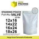 Standing Pouch Full Metalize Foil Ziplock Kemasan Makanan