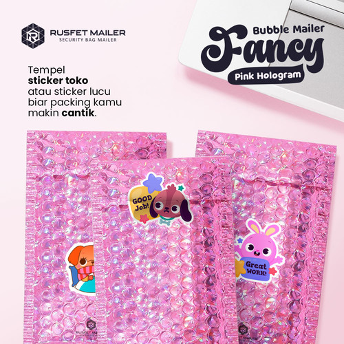 AMPLOP BUBBLE MAILER PLAIN BUBBLE WRAP ENVELOPE POLOS RUSFET TERMURAH