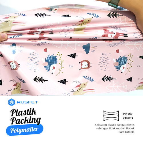 Polymailer Polimailer Amplop Plastik Packing Motif Fox RUSFET /SATUAN