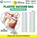 Plastik Vacuum Bag POLOS EMBOSS Vacum Vakum Sealer DELKOCHOICE /SATUAN