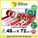 Lakban FRAGILE 48mm Plakban Isolasi OJOL PREMIUM TERMURAH /DUS