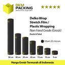 Stretch Film 50cm x 300m Plastik Wrapping DELKO WRAP TERMURAH /SATUAN