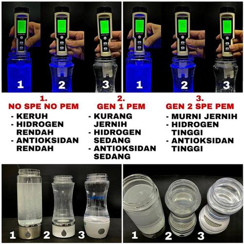 Botol hidrogen air hydrogen termurah non alkali