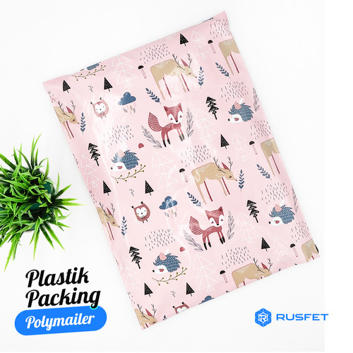 Polymailer Polimailer Amplop Plastik Packing Motif Fox RUSFET /SATUAN