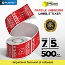 Lakban FRAGILE 48mm Plakban Isolasi PREMIUM TERMURAH /SATUAN