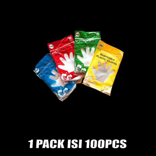 Sarung Tangan Plastik Sekali Pakai Hand Glove Gloves Transparan Per 1 Ball Jskrm