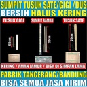 Sumpit Bambu Besar Bersih Halus Kering / Tusuk Gigi Higienis / Tusuk Sate Per Dus Trifinity Jskrm