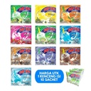 Pop ice 25gr Renceng 10 Sachet Durian Melon Coklat Taro Mangga Vanilla