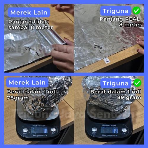 Plastik Wrapping Cling Wrap Foodgrade n Aluminium Foil Makanan Per Dus Js Krm