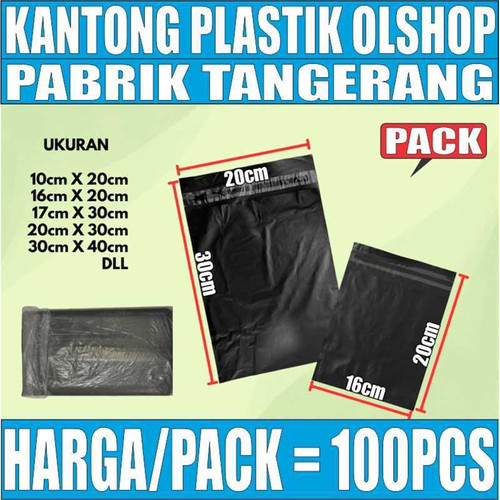 Polymailer 10x20cm 20x30cm 16x20cm 17x30cm 25x35cm 30x40cm 40x50cm Per Pack