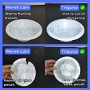 Mangkok Plastik Tebal Putih Bersih Cemerlang M6 uk 6 Sedang / M7 uk 7 Besar Mangkuk Makan Pack