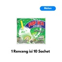 Pop ice 25gr Es Blender Per Renceng isi 10 Sachet Minuman Serbuk Aneka Rasa Durian Melon Coklat Taro Vanilla blue Avocado Cappucino Permen karet Strawberry Mangga