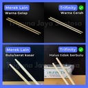 Sumpit Bambu Besar Bersih Halus Kering / Tusuk Gigi Higienis / Tusuk Sate Per Dus Trifinity Jskrm