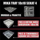 Mika Tray Sekat 18s4 sekat 4 / 20s5 sekat 5 / 20s7 Sekat 7 U Kotak Nasi Var