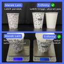Paper Cup HALAL Tebal 4oz 120ml 8oz 240ml 12oz 360ml 16oz 480ml 22oz Pack Gelas Kertas Trifinity