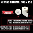 Kertas Thermal Bersih Tebal A6 100x150mm Resi Label Barcode Bersih Tebal Per 1 pcs