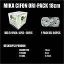 Mika Kue Per Pack Jumbo Bolu Besar Chiffon Sifon Box Kemasan Plastik Bening Murah Trifinity
