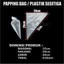 Tisu Tisue Murah n Plastik Segitiga Papping Pipping Bag Corong /Dus Jsk