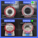 Lakban Bening Meteran Full Garansi Retur Rekat Kuat / Lakban Fragile Trifinity 45mmx100yard Dus jskr