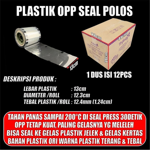 Seal Cup Tebal Garansi 86meter u 1000 Gelas Plastik Lid Tutup Sealer Polos Kartun Drink Dus Jskrm